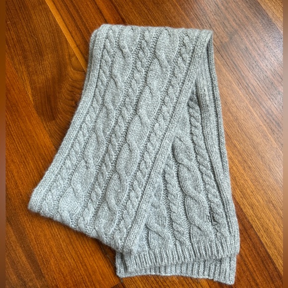 Lauren Ralph Lauren Accessories - Lauren Ralph Lauren Gray Wool Scarf